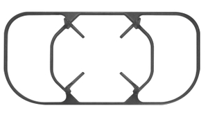 Cast iron three oven rack / Height